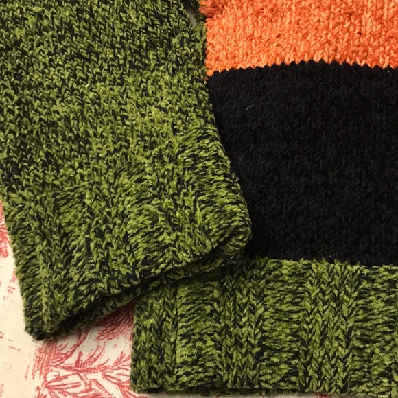 Lisa Nichols Chenille Cardigan Size M Green Colorful - Picture 7 of 9